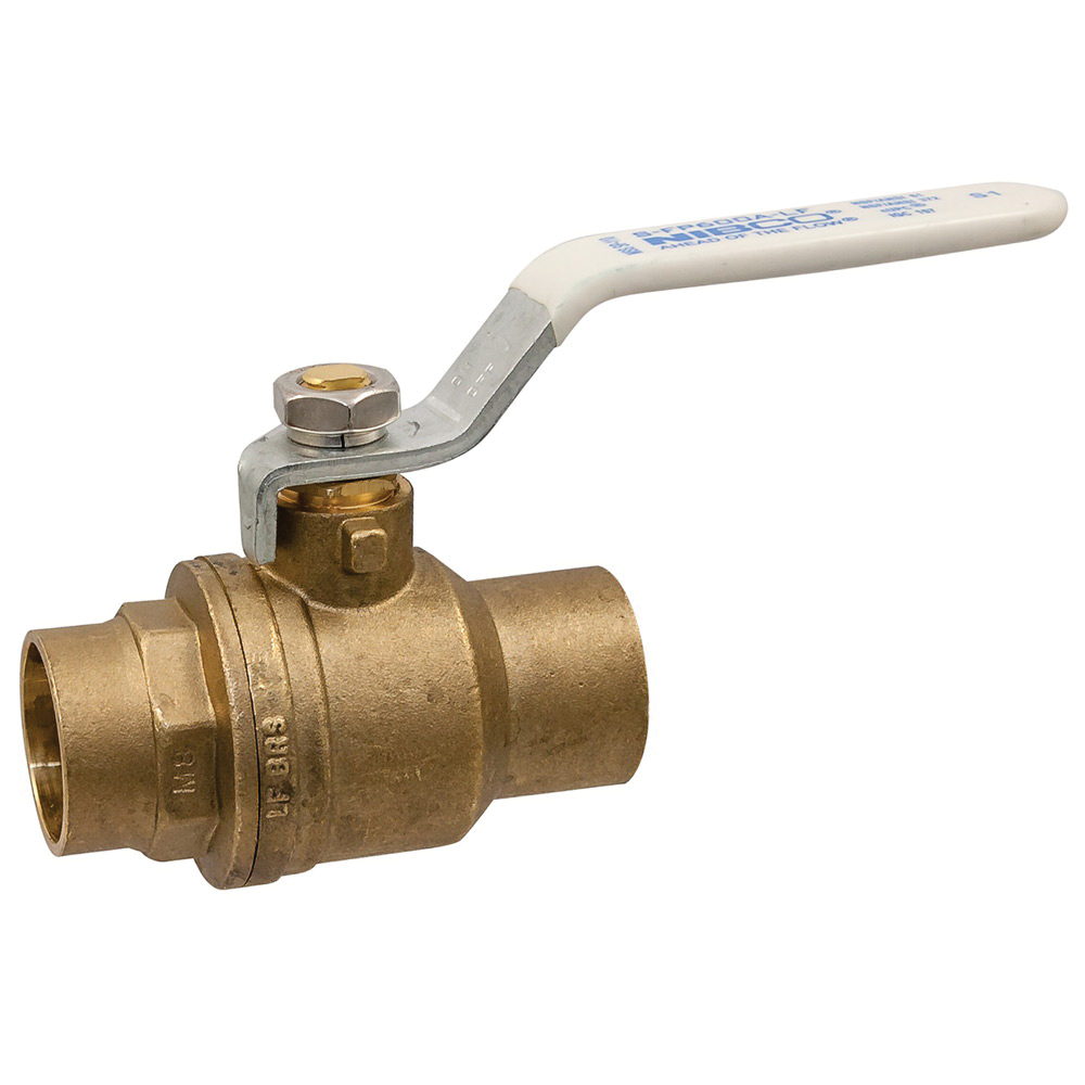 Nibco® Lead Free Forged DZR Copper Alloy 2-Piece Full Port Ball Valve, Solder