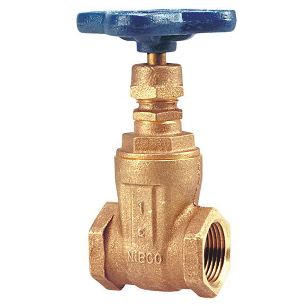 Nibco® Bronze 2-Port Non-Rising Stem Gate Valve, FNPT, 200 psi