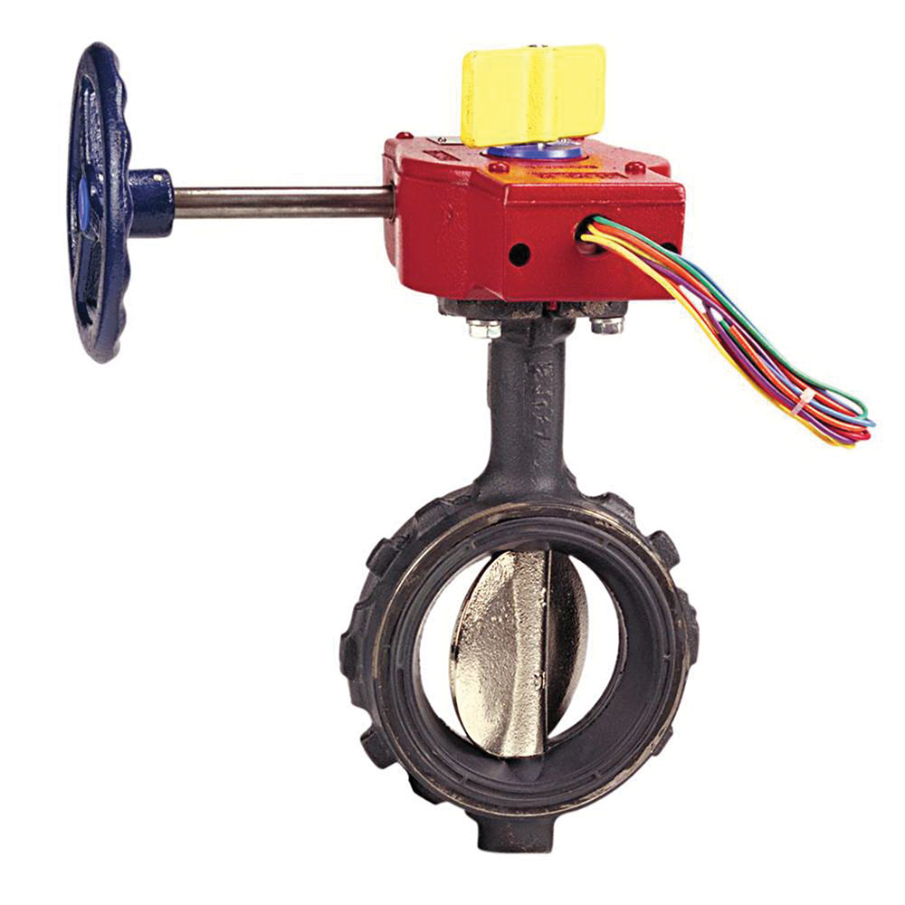Nibco® Ductile Iron Butterfly Valve with Switch, Wafer, 250 psi