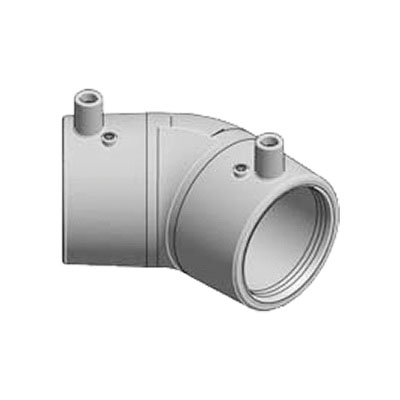 Niron Gray PP-RCT Molded 45 deg Elbow, Electrofusion