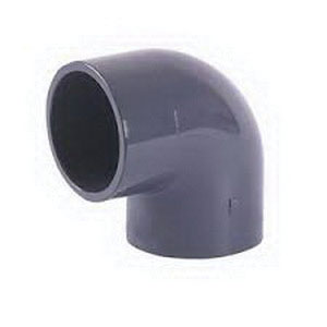 Niron Gray PP-RCT Molded 90 deg Segmented Elbow, Long Spigot