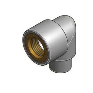 1/2x1/2 MALE/FEM THRD 90 ELL S W/NPT & LF BRS-SOCKET FUSION 27NGMFF2012NPT