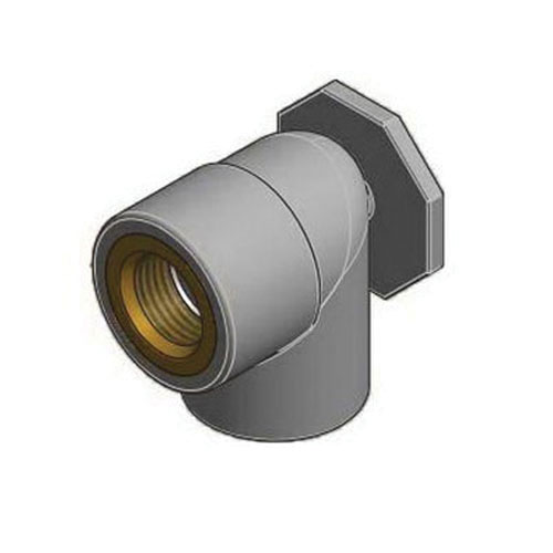 1/2x1/2 FEM THRD 90 ELL FOR TEMPLATE W/NPT & LF BRS-SOCKET FUSION 27NGOF2012NPT