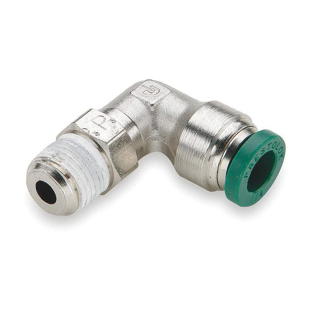 1/4 TUBE X 1/4 NPT SWIVEL 90 PARKER #W169PLP-4-4 PRESTOLOK