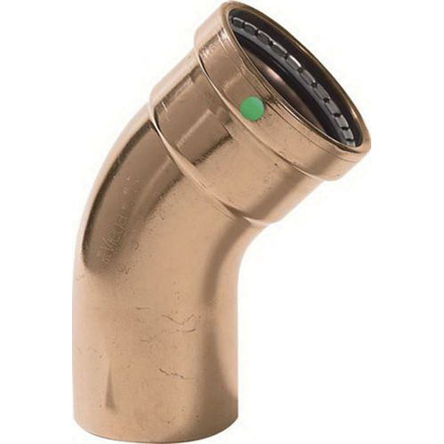 ProPress® XL-C Copper 45 deg Street Elbow, Press x Fitting, Import