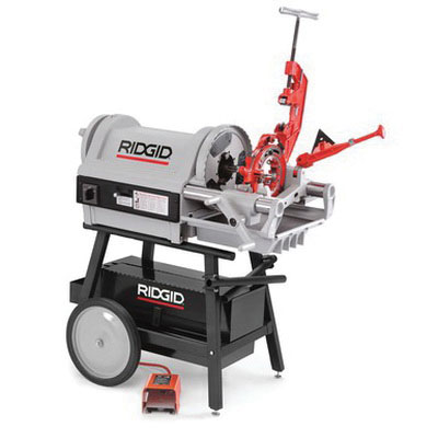 RIDGID 26092 PIPE THREADING MACHINE MODEL #1224 W/ 120 VOLT