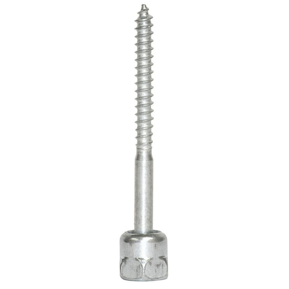 1/4x3 (GST 30 8010957) ONE BOX (25 PER BOX) VERTICAL MOUNT SAMMYS SCREW FOR WOOD 3/8 ROD
