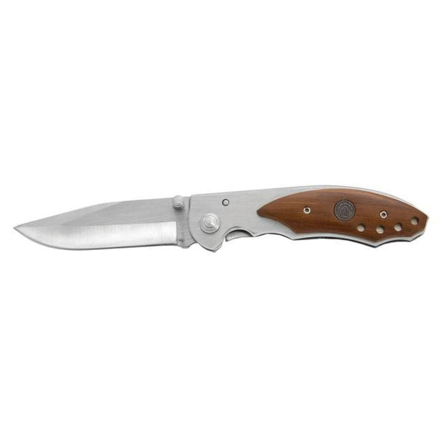 SARGE KNIFE SK-406 WOODYS MAPLE BURL FRAME LINER LOCK
