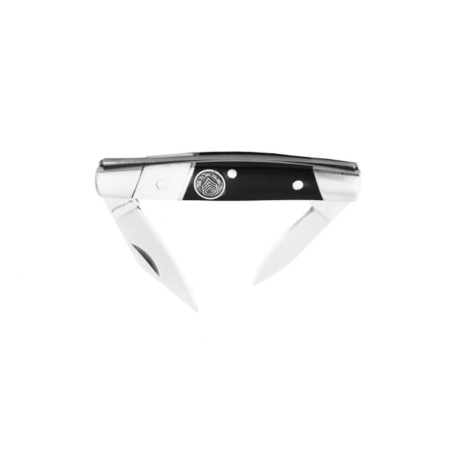 SARGE KNIFE SK-700 BLACK & WHITE PEN KNIFE