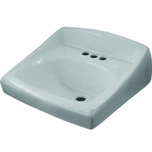SLOAN SS-3003 WHITE 21X18 WALL HUNG LAVATORY 4"CC (3873003)