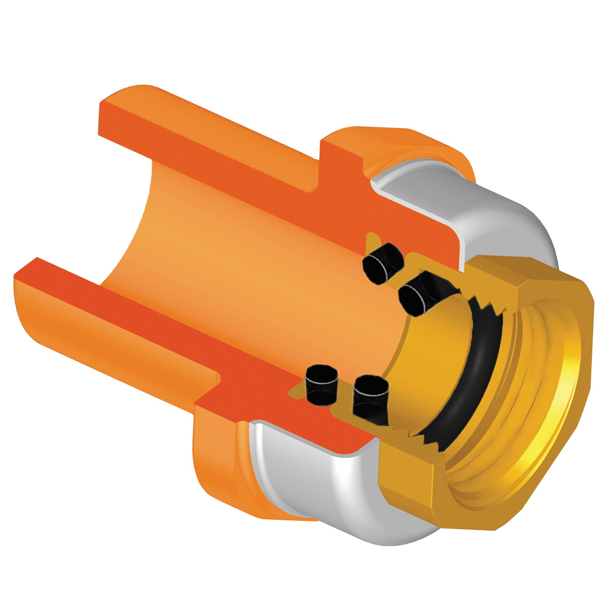 1x1/2 FLAMEGUARD 4238-130G CPVC TORQUESAFE GASKET SEALED SPIGOT FEMALE SPRINKLER HEAD ADPATER (SOCxGAKSET FIPT)