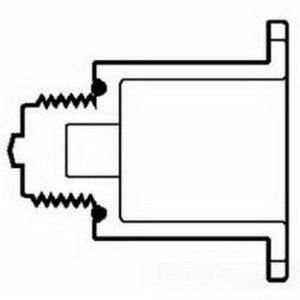 1/2 FLAMEGUARD FTP-005 CPVC TEST PLUG - O-RING SEALED - FOR PRESSURE TESTING ONLY