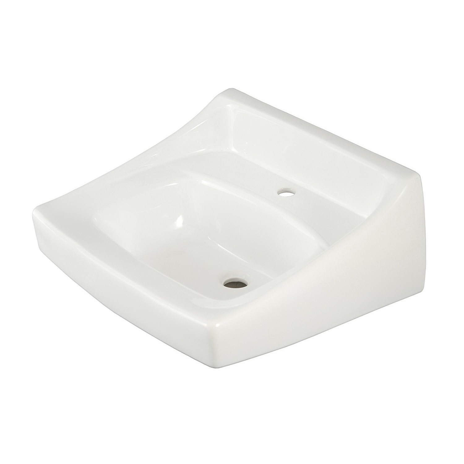 TOTO LT307#01 21"x18-1/4" 1 HOLE WALL HUNG WHITE LAVATORY