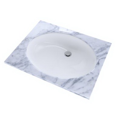 TOTO LT587#01 19X15 UNDERMOUNT WHITE LAVATORY