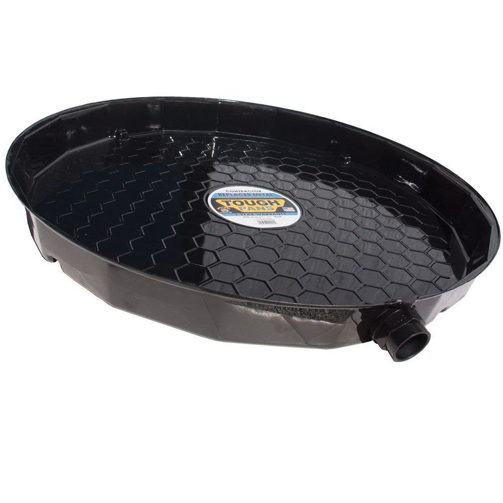 VIZCO VP23V-P 23" CONTRACTOR TOUGH WATER HEATER PAN w/PVC PAN ADAPTER