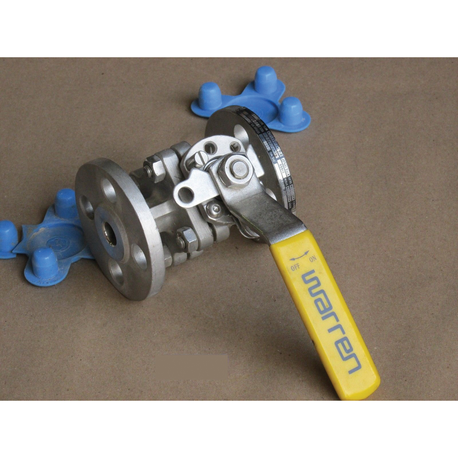 Warren Valve 6156 Stainless Steel Full Port Ball Valve, Flanged, 275 psig, -58 to 392 deg F
